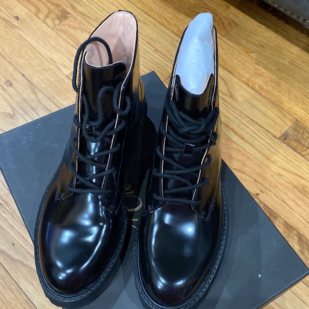 J.Crew lace up boots